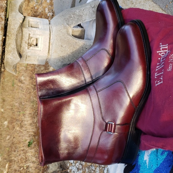 E.T. Wright Other - E.T. WRIGHT "PRESIDENT" Ankle Boots Italian Leather Mens sz. 9.5 NWT NIB